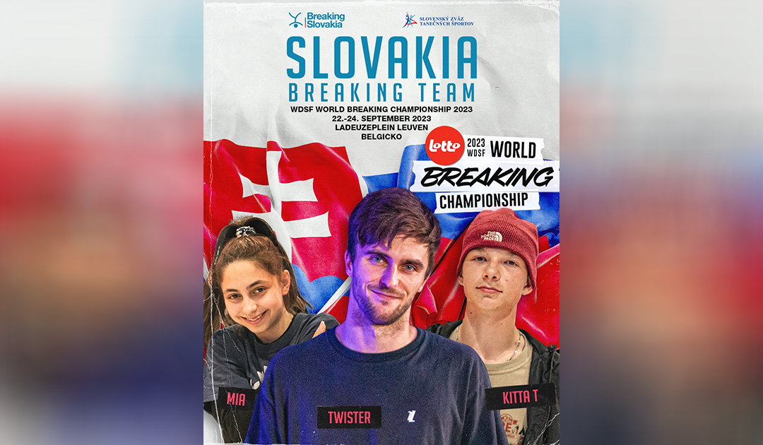 Slovenská výprava na majstrovstvách sveta v breakingu 2023 v Belgicku